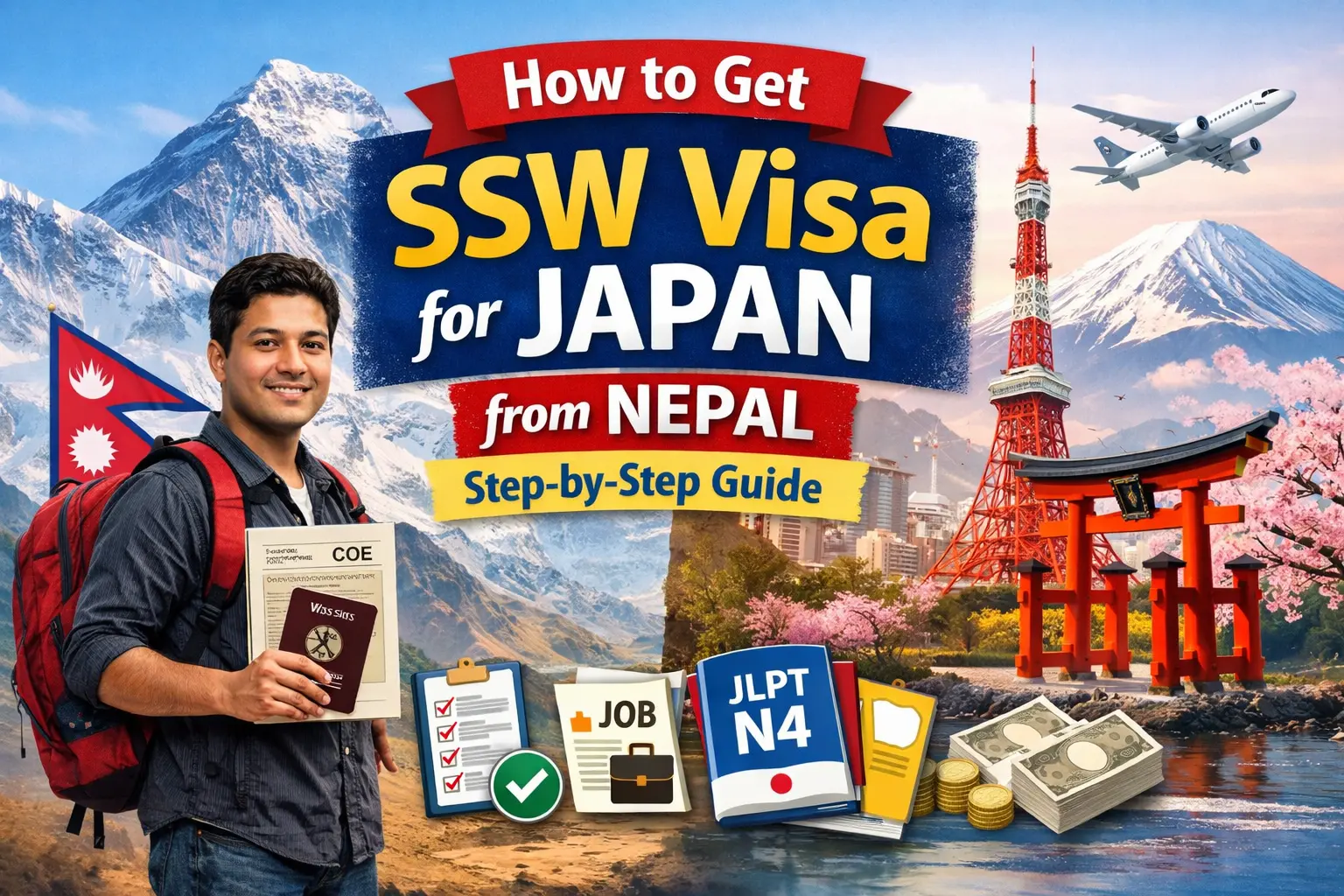 SSW Visa for Japan from Nepal: Ultimate 9 Easy Steps to Secure It